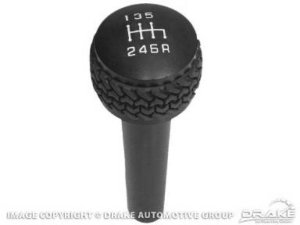 Jeep Wrangler TJ Shift Knob - DV8 Offroad - 'Tired Tread' Design, 6-Speed - Black - `05-`06 Jeep Wrangler TJ Shift Knob - DV8 Offroad - 'Tired Tread' Design, 6-Speed - Black - `05-`06